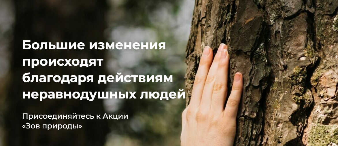 Конкурс организаторов уборок «Зов природы»